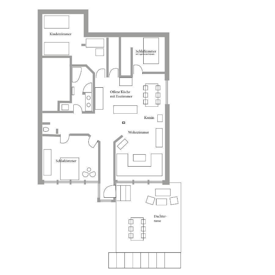 Helle, Offene Dachgeschosswohnung Mit Terrasse Oberloisdorf Ngoại thất bức ảnh